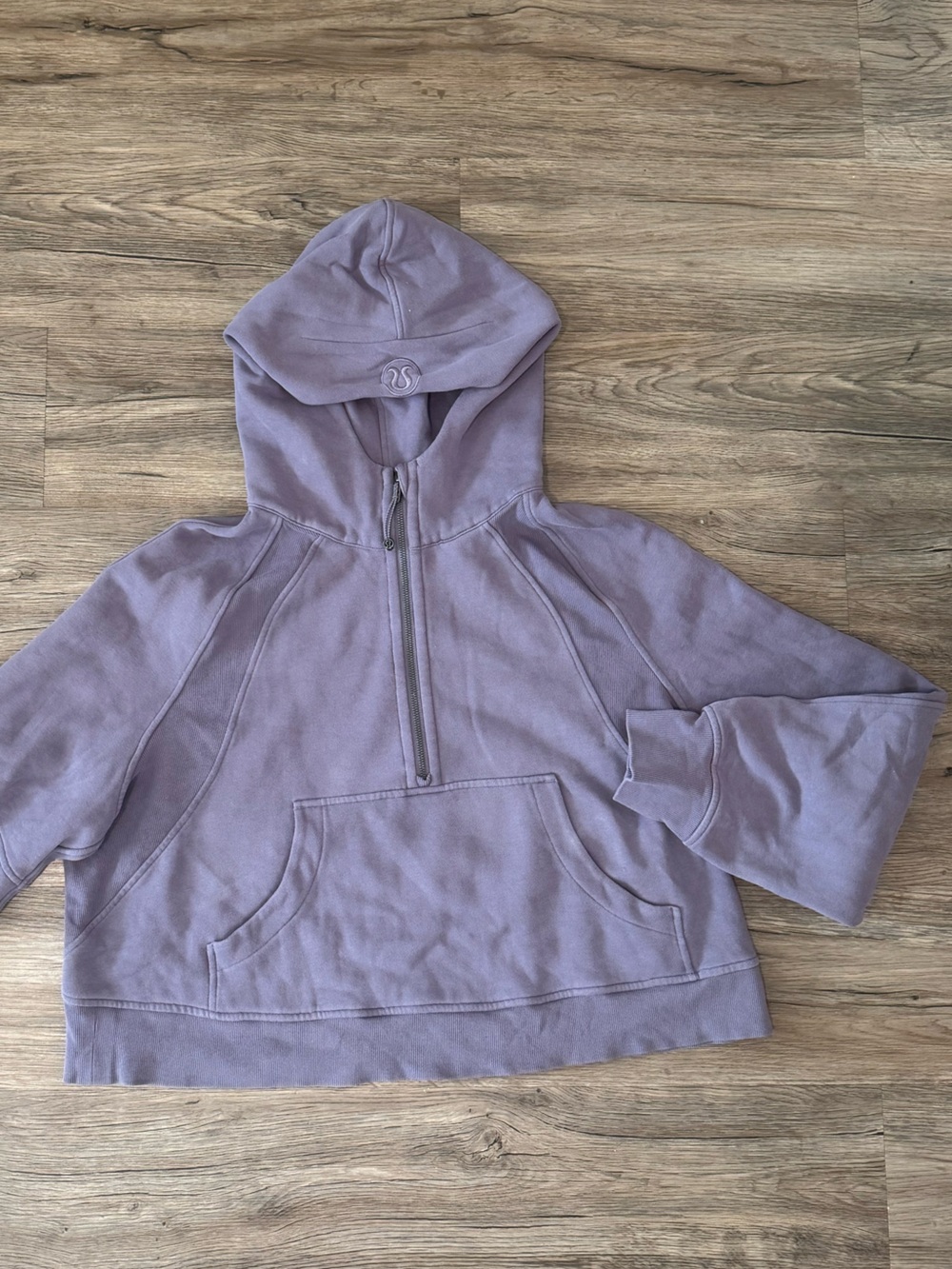 lululemon scuba oversized 1/2 zip hoodie